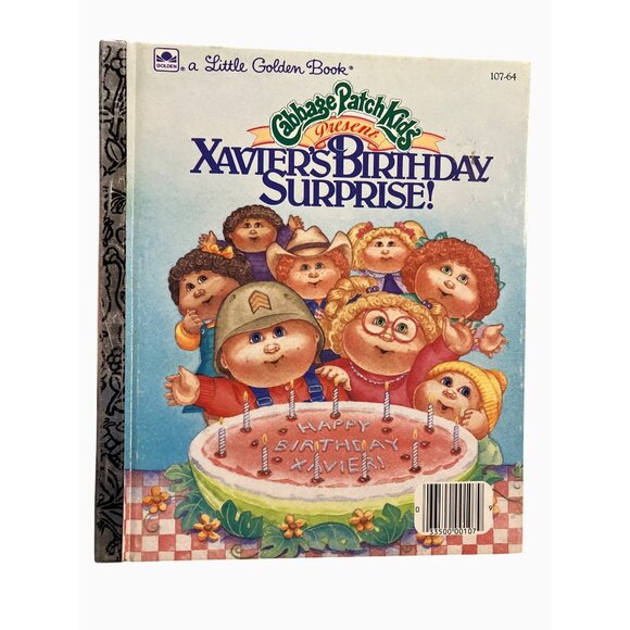 Cabbage Patch Kids Xaviers Birthday Surprise! Little Golden Book By Ari Hill - Picture 1 of 15
